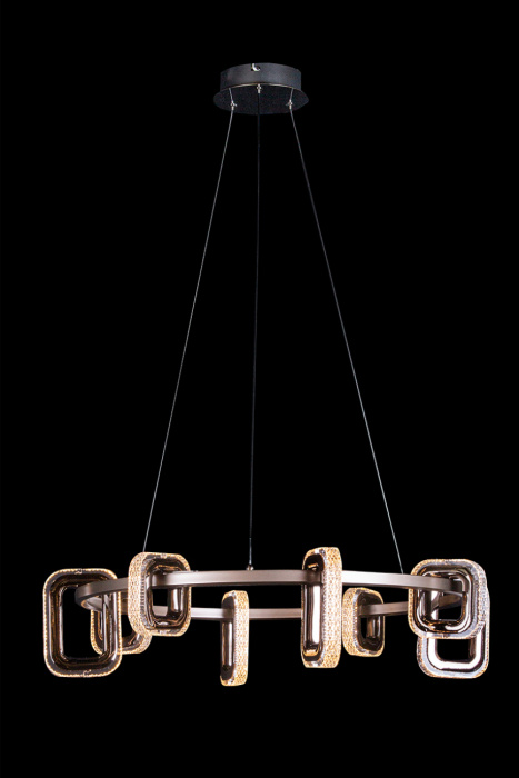 Подвесной светильник Theona LE7701/8 Grey/Black Chrome