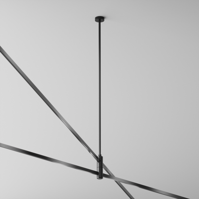 Крепление потолочное Long двойное 700мм Flarity черный Maytoni TRA159C-D1-B