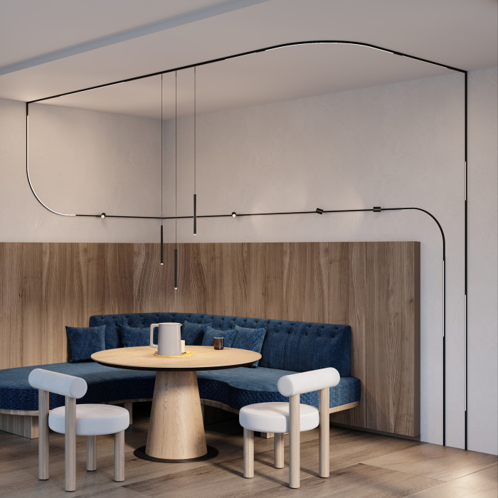 Трековый светильник Maytoni Basis TR190-1-5W2.7K-B