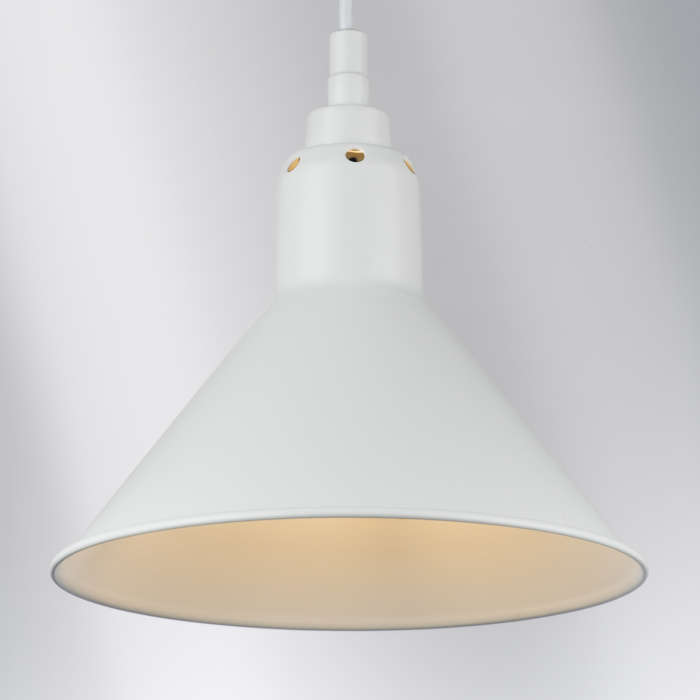 Светильник подвесной LOFT 1х40W E14 БЕЛЫЙ (в комплекте) 765026 (MD12018002-1F)