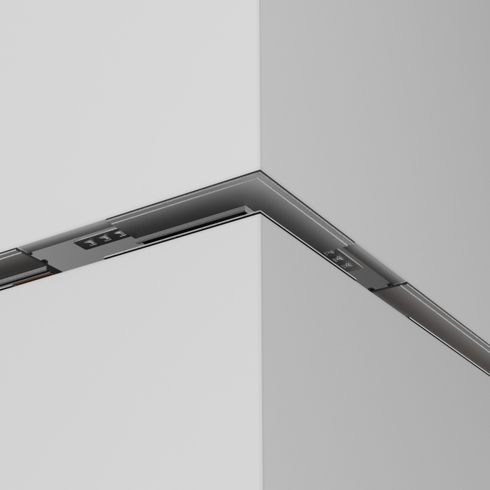 Коннектор внешний Exility встраиваемый под ГКЛ 12,5мм, черный Maytoni TRA034CO-42.12B