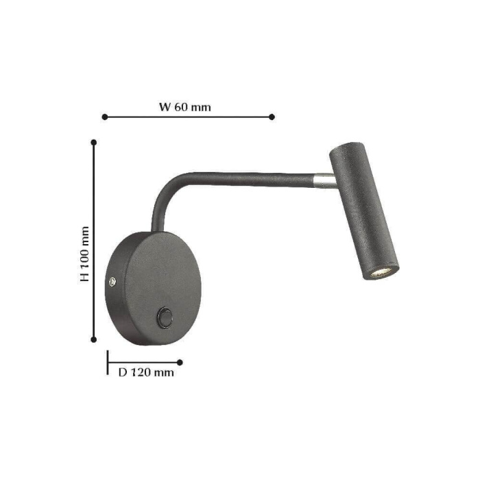 Светодиодный настенный светильник Favourite Murum 1960-1W