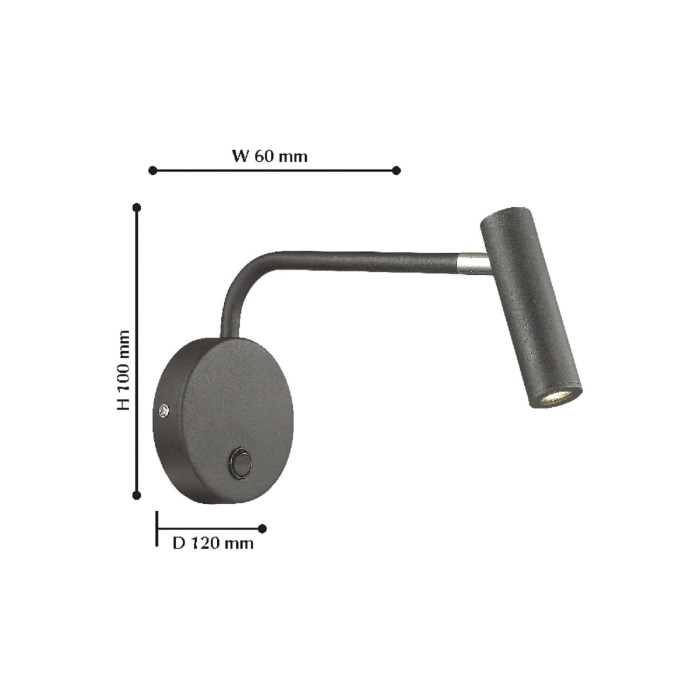 Светодиодный настенный светильник Favourite Murum 1960-1W