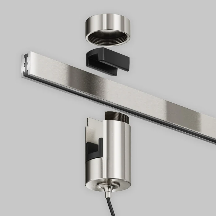 Трековый подвесной светильник Maytoni Focus LED TR157-1-12W4K-PT