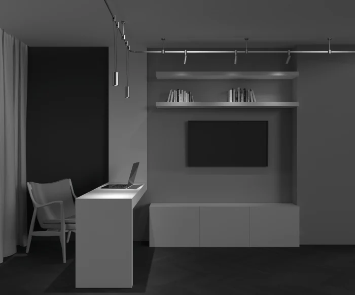 Трековый подвесной светильник Maytoni Focus LED TR157-1-12W4K-PT
