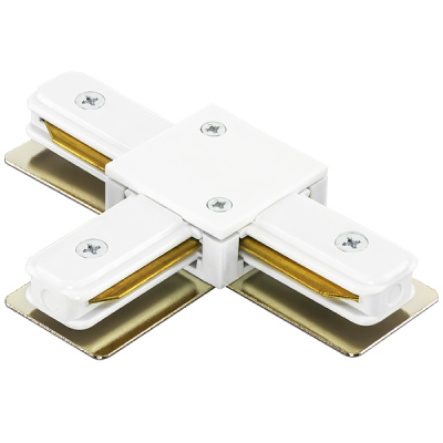 Коннектор Track 1 white LIGHTSTAR 502136