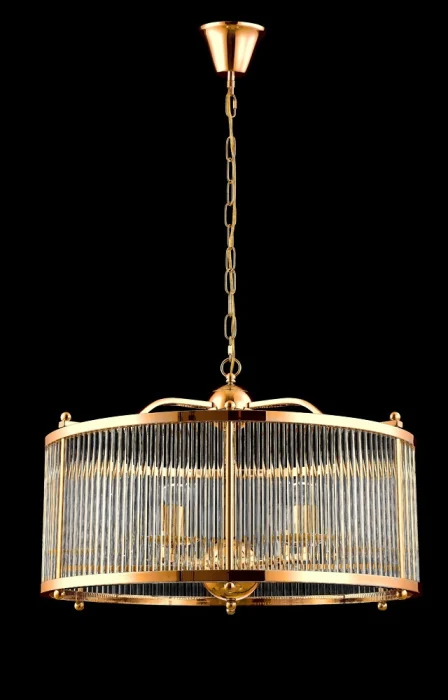 Люстра Crystal Lux TADEO SP6 D600 GOLD/TRANSPARENTE