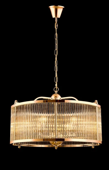 Люстра Crystal Lux TADEO SP6 D600 GOLD/TRANSPARENTE