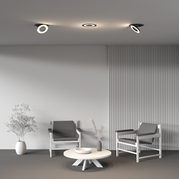 Встраиваемый светильник Maytoni Vector DL102-12W3K-B