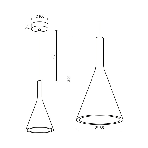 Подвесной светильник Ledron 2602C