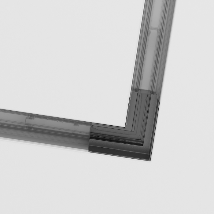 Коннектор угловой Gravity встраиваемый черный Maytoni TRX010CL-22B