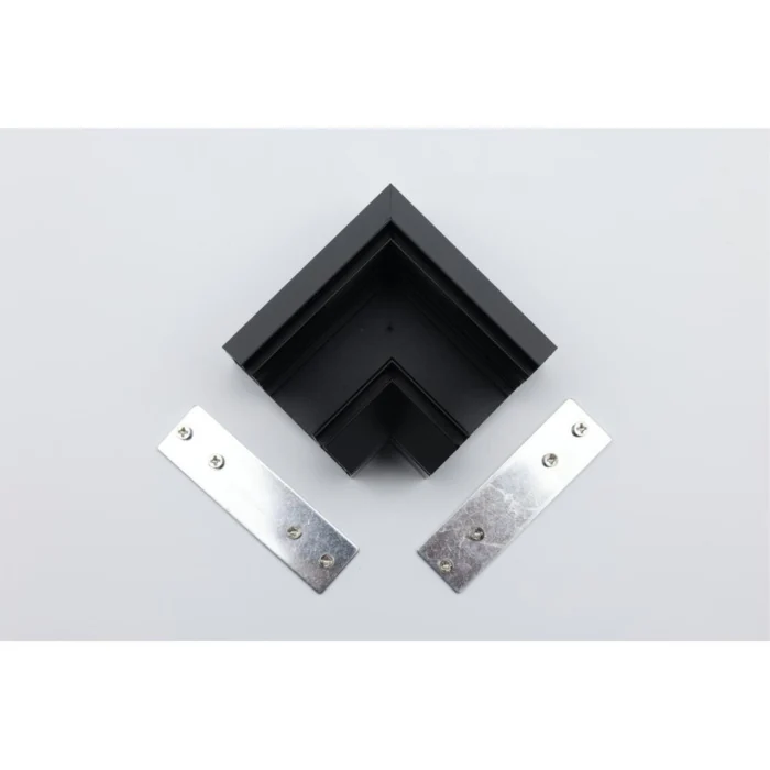 Соединитель шинопровода угловой плоский для натяжного потолка Aployt Magnetic track 220 APL.0284.00.04