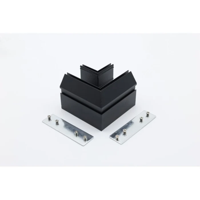 Соединитель шинопровода угловой плоский для натяжного потолка Aployt Magnetic track 220 APL.0284.00.04