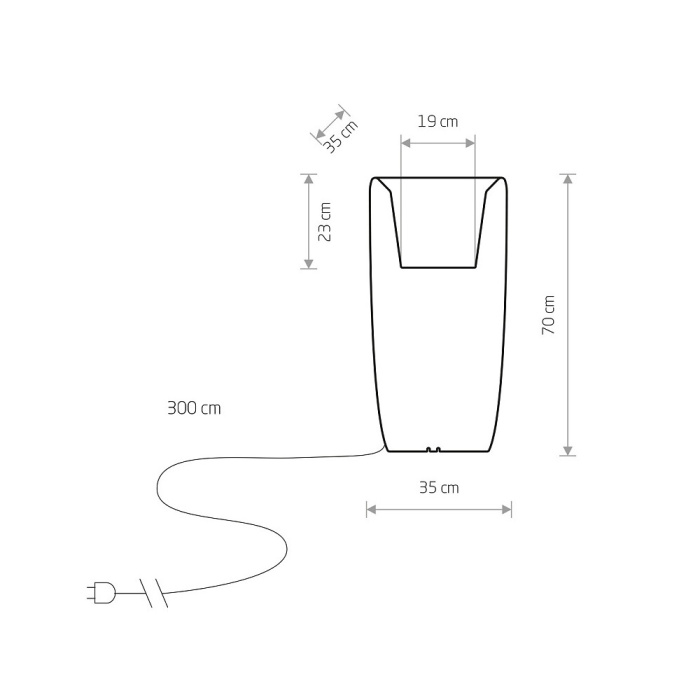 Ландшафтный светильник Nowodvorski Flowerpot 9712