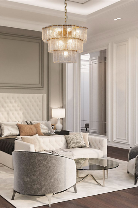 Подвесная люстра Delight Collection BRCH9192 BRCH9192-55 antique brass