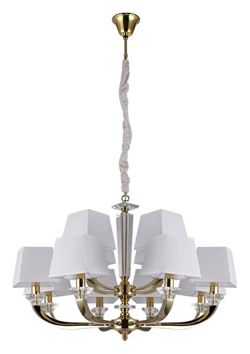 Люстра 11408+4/C gold Newport