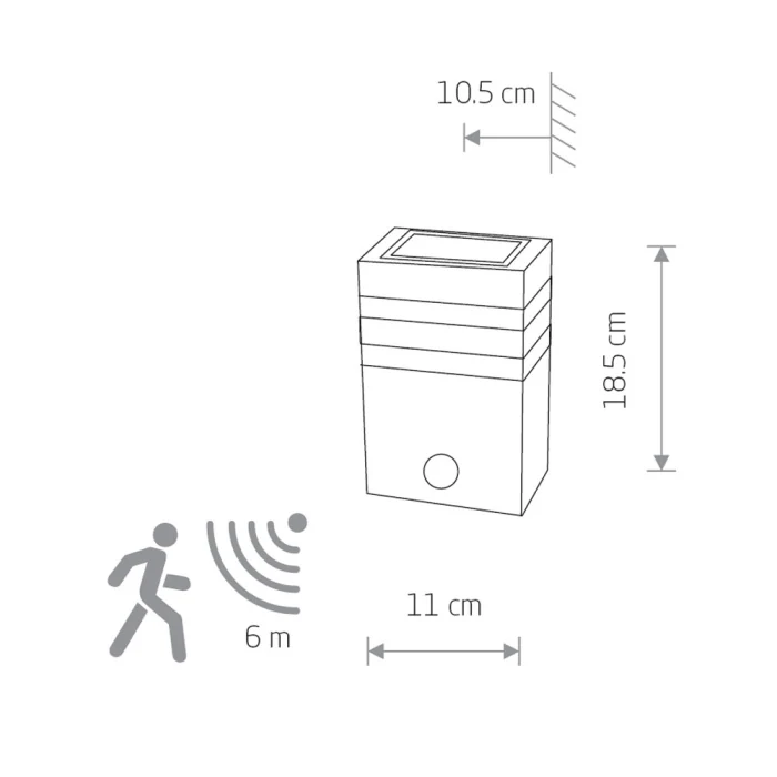 Уличный настенный светильник Nowodvorski Rio 7017