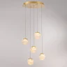 Подвесной светильник Delight Collection MD25030003 MD25030003-5A gold/clear
