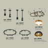 Комплект подвесного светильника Techno Ring с акрилом Ambrella light XR92221110