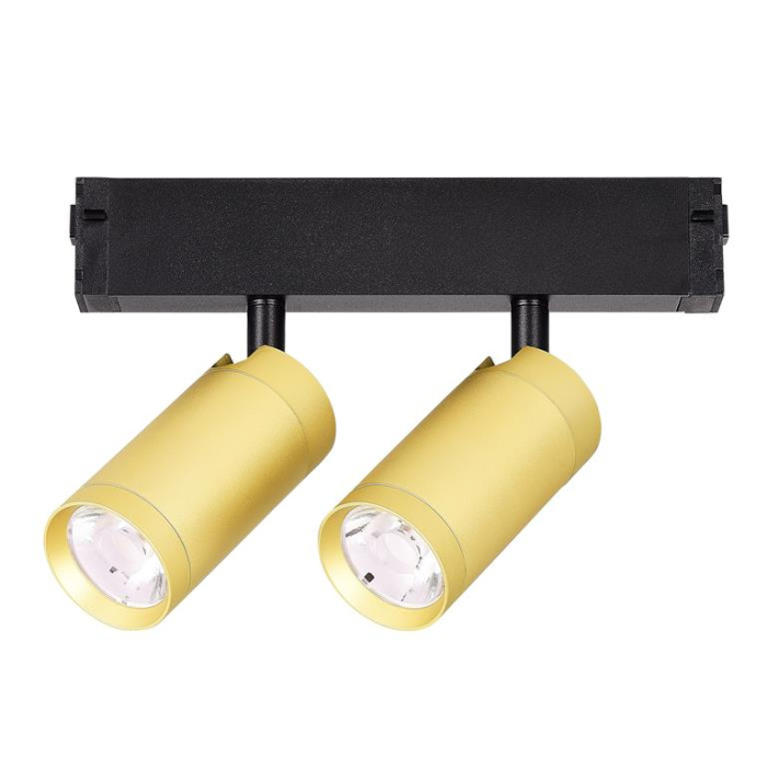 Светильник трековый SMART Золотистый LED 2*10W 2700K-6000K 1 440Lm Ra90 36° IP20 D50xH41 220V ST660.286.20