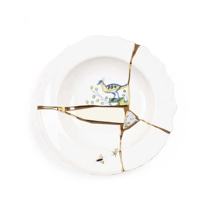 Глубокая тарелка Seletti Kintsugi 9621