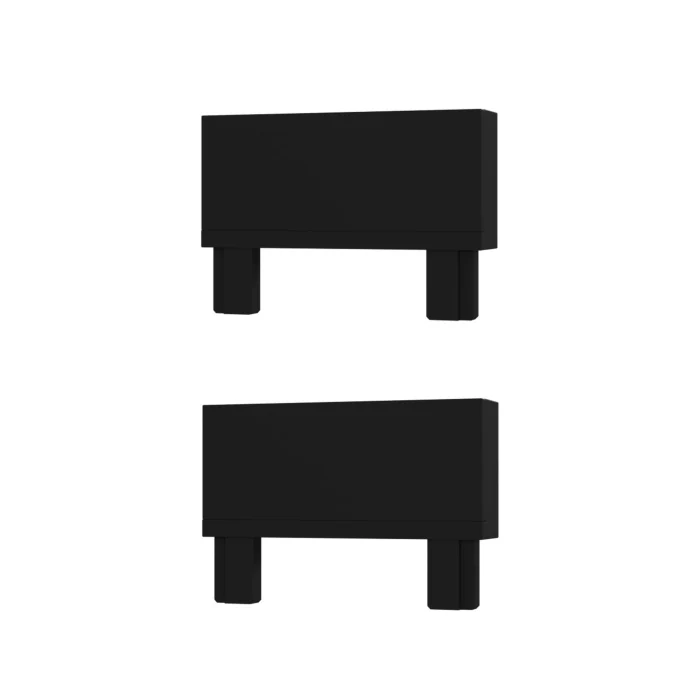 Торцевая заглушка SKYFLAT (2 шт) ST-Luce Черный ST067.409.19