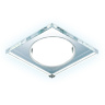 Встраиваемый точечный светильник GX53 с LED подсветкой Ambrella light G215 CL/CH/CLD