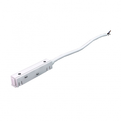 Ввод питания для магнитного шинопровода iLedex VISION POWER INN 4822-L390-WH