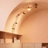 Трековый однофазный светильник Lightstar Due Hermes 210647