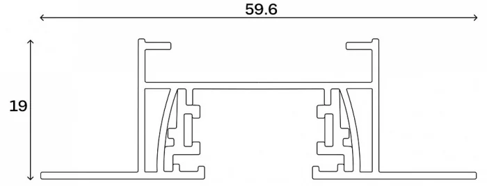 Шинопровод встраиваемый Hesby Lighting Skylite 0037