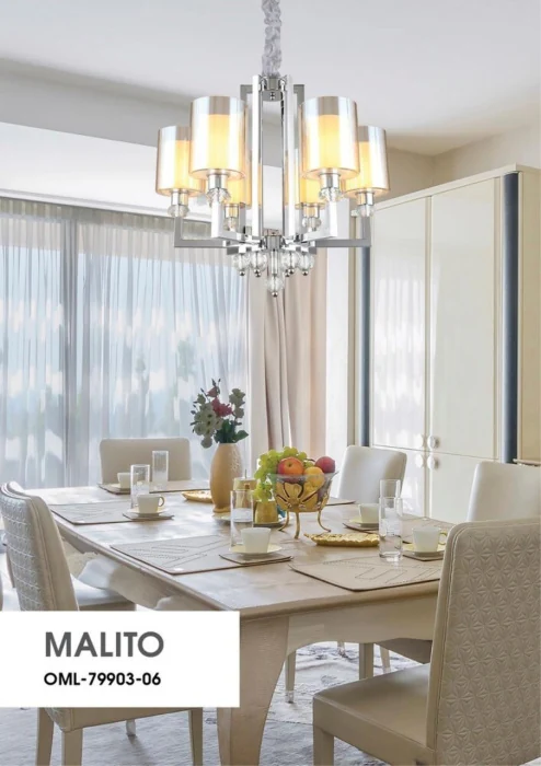Люстра подвесная Omnilux Malito OML-79903-06