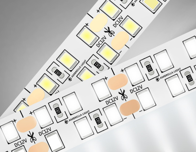 Светодиодная лента двухрядная Ambrella Light GS1602 2835 240Led /19.2W m/ 12V IP20 4500K 5m Ambrella light GS1602