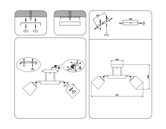Потолочный светильник Ambrella light TR9511