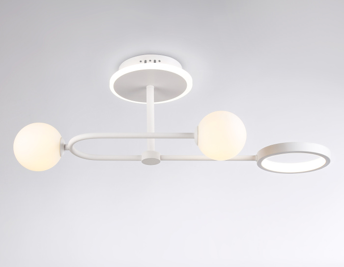 Потолочный светодиодный светильник со сменной лампой и пультом управления Ambrella light FL66221