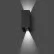 Настенный светильник BLIND Dark grey wall lamp