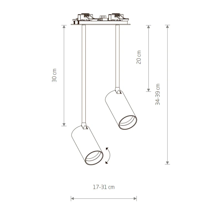 Спот Nowodvorski Mono Surface Long Black/Brass 7743