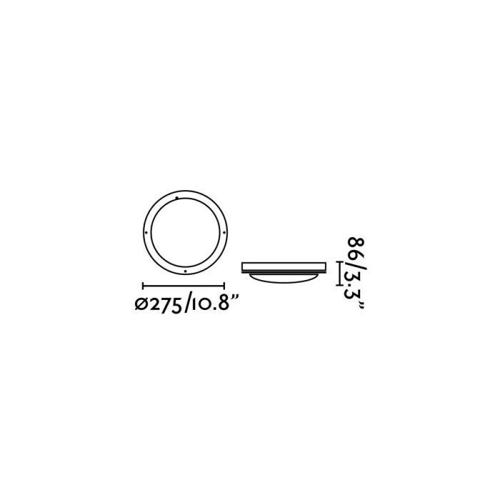 Уличный светильник YEN Grey celing lamp