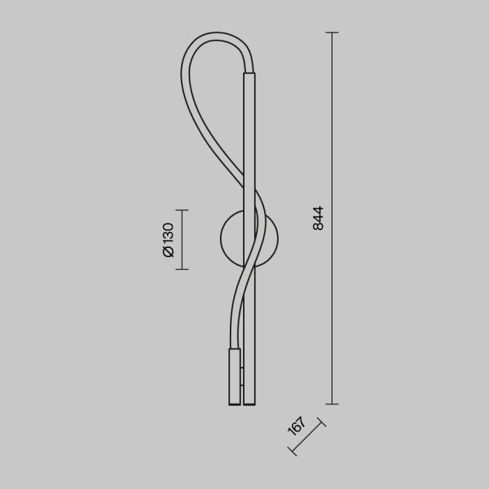 Бра Maytoni Tau MOD166WL-L12G3K