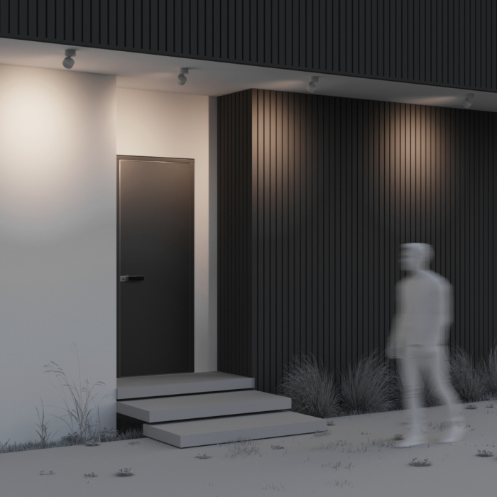 Накладной уличный светильник Maytoni Spin O310CL-L7W3K