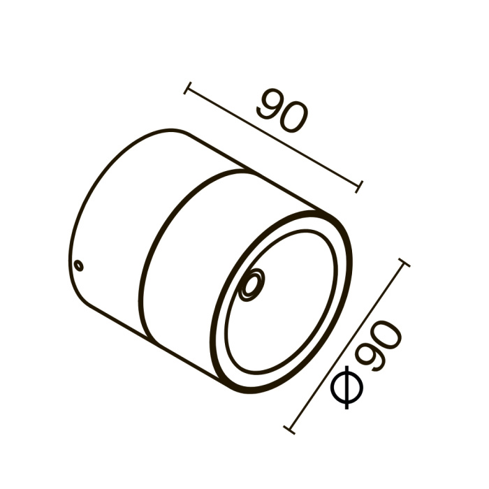 Накладной уличный светильник Maytoni Spin O310CL-L7W3K