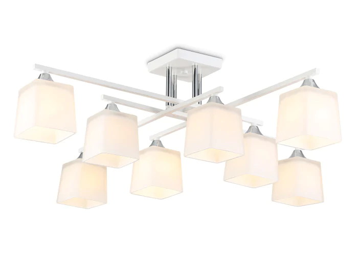 Люстра на штанге со стеклянными плафонами AMBRELLA light TR303043