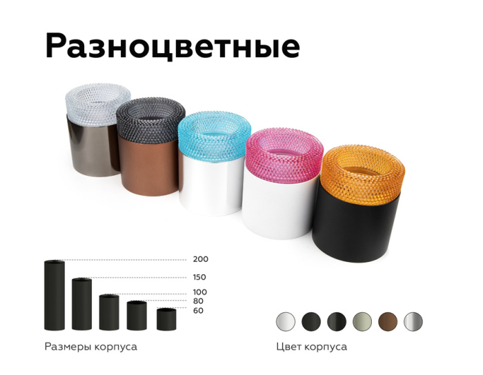 Насадка передняя для корпуса светильника D70mm Ambrella light N7194
