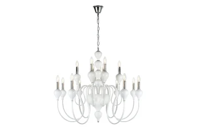 Подвесная люстра iLamp Lady 88003-10+5 Белая