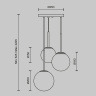 Подвесной светильник Maytoni Basic form MOD321PL-03W