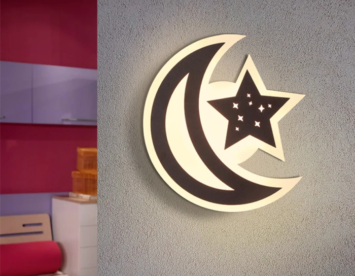 Настенный светодиодный светильник в форме луны Ambrella light FW114