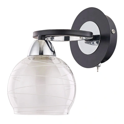 Бра Arte Lamp Ginevra A1604AP-1BK