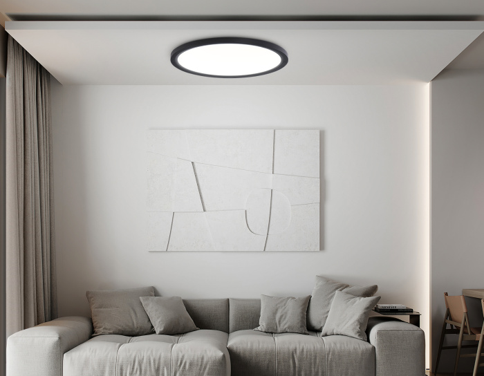 Светильник светодиодный ультратонкий 3000K-6500K с CCT-переключателем Ambrella light FZ1910