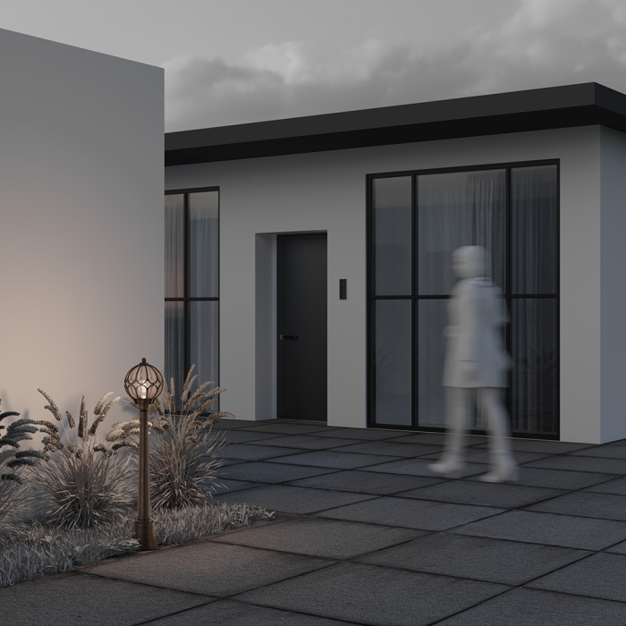 Садово-парковый светильник Maytoni Via O023FL-01G