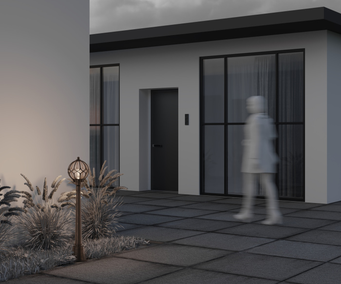 Садово-парковый светильник Maytoni Via O023FL-01G