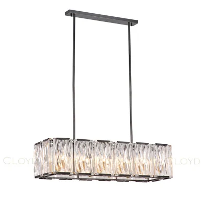 Люстра Cloyd FINIST C12 / L100 см - латунь/черн. (арт.10989)